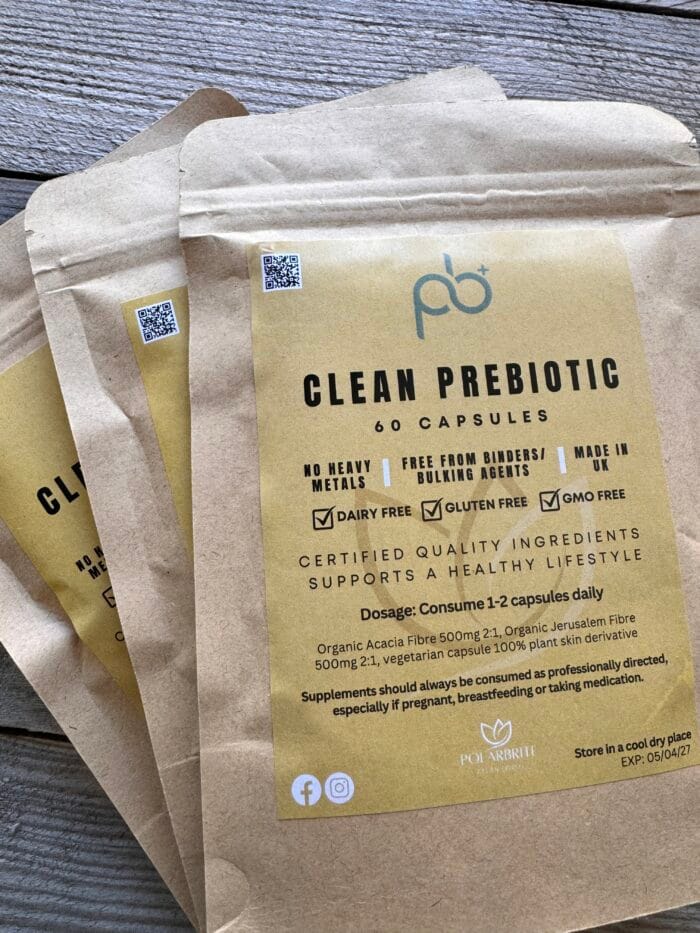 Clean Prebiotic by Pb+ - 1000mg (60 capsules) - Image 2