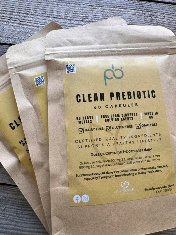 Clean Prebiotic by Pb+ - 1000mg (60 capsules) - Image 2