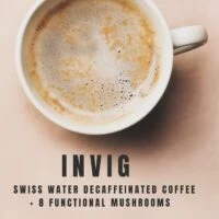 Invig Organic Swiss Water Decaffeinated Mushroom Coffee 240g - Image 3