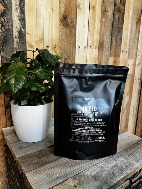 Invig Organic Swiss Water Decaffeinated Mushroom Coffee 240g - Image 2