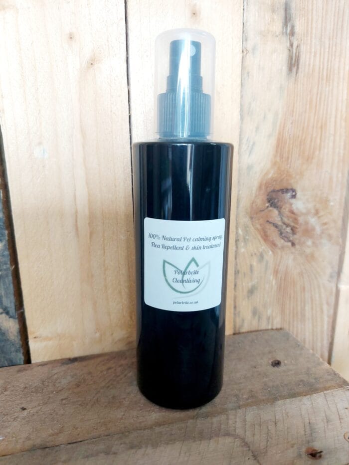 100% Natural Pet Calming Spray, Flea Repellent & Skin Treatment
